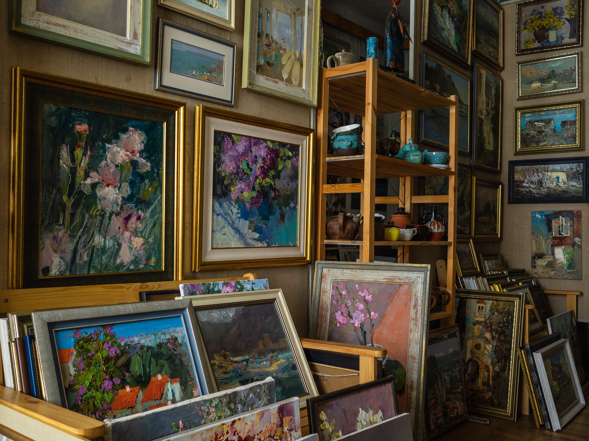 Krasnodar, Russia, July 9, 2019: art gallery