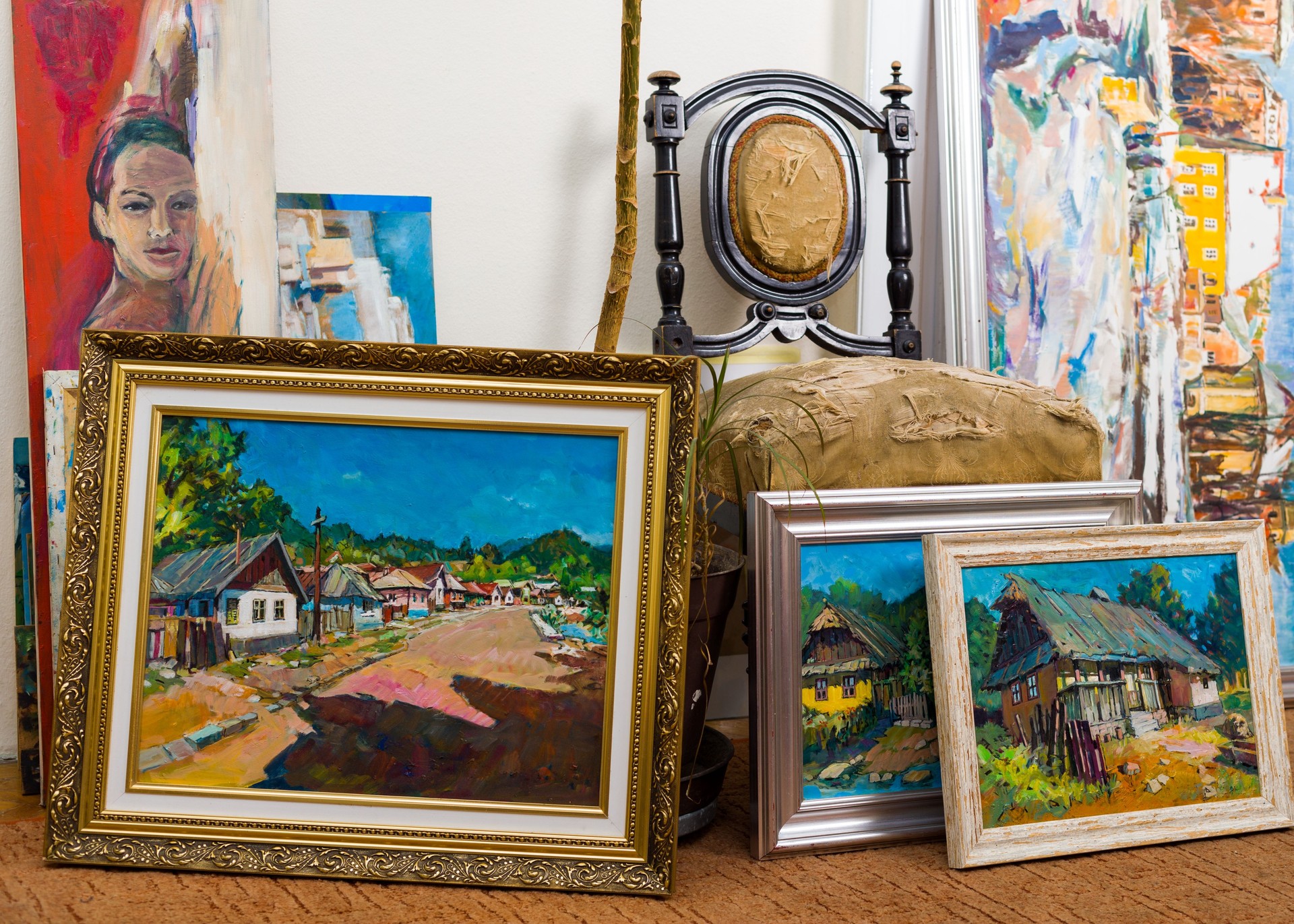 Valuable paintings collection